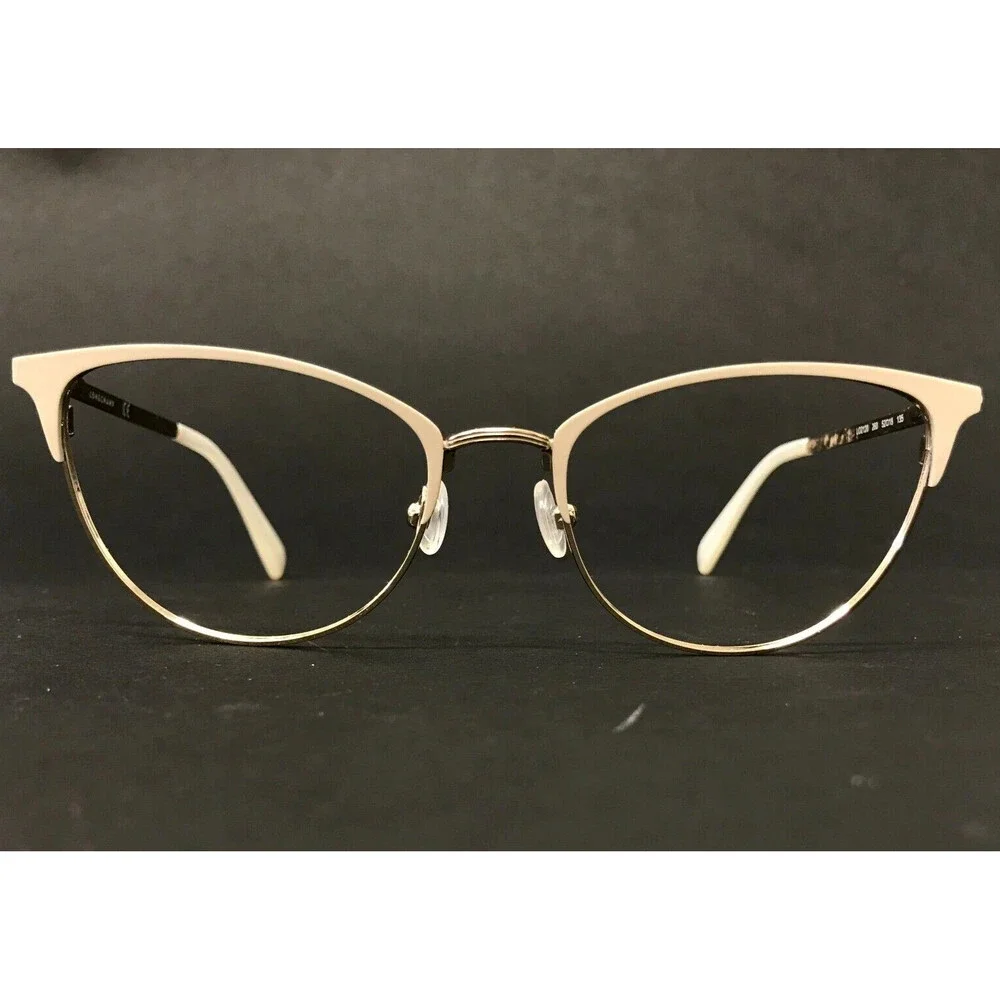 Longchamp Eyeglasses Frames LO2120 260 Nude Gold Cat Eye Full Rim 52-18-135